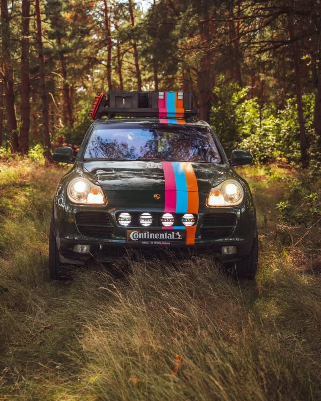 PORSCHE CAYENNE PIAA 輔助燈實裝（4/7）