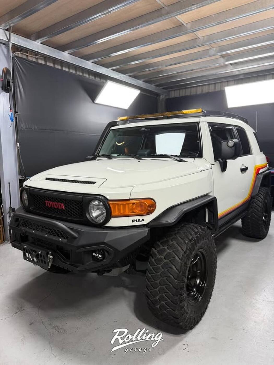 TOYOTA FJ CRUISER PIAA 輔助燈實裝（6/9）