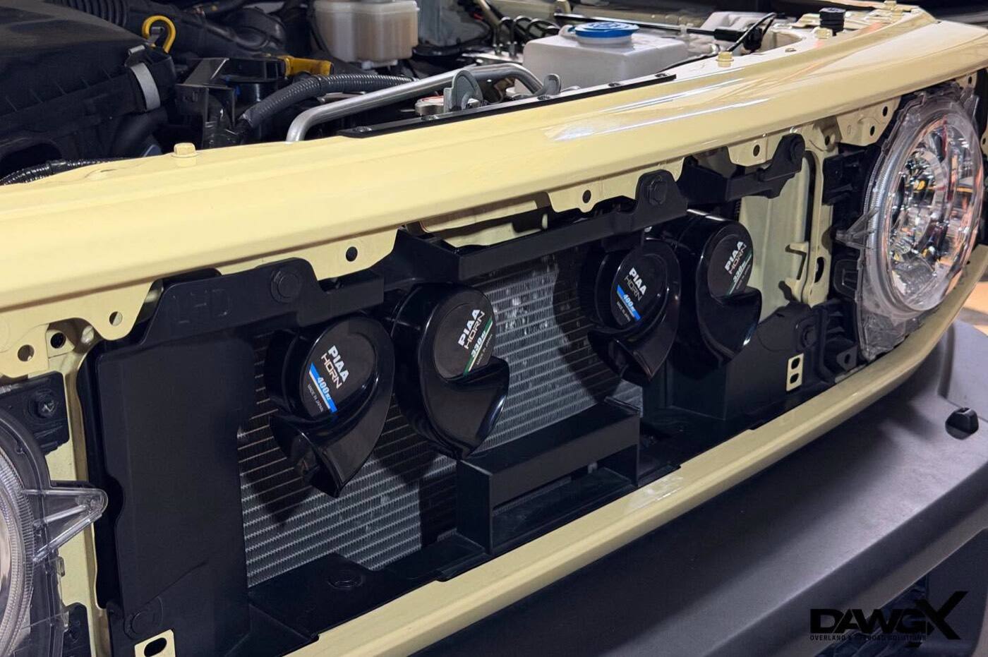 JEEP WRANGLER PIAA 輔助燈實裝（7/9）