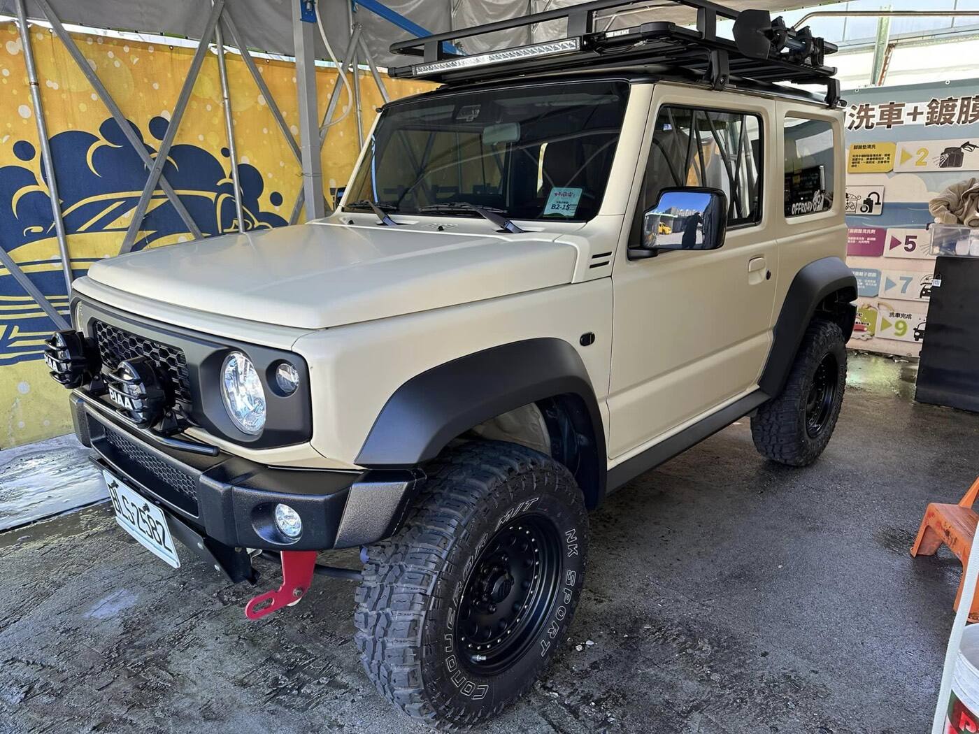 SUZUKI JIMNY PIAA 輔助燈實裝（4/11）