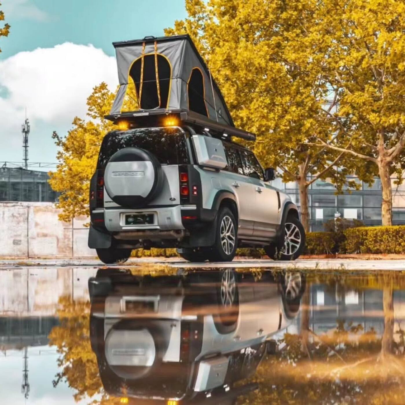 LAND ROVER DEFENDER PIAA 輔助燈實裝（5/9）
