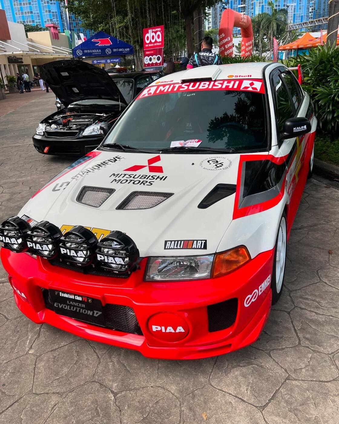 MITSUBISHI LANCER EVOLUTION PIAA 輔助燈實裝（2/4）