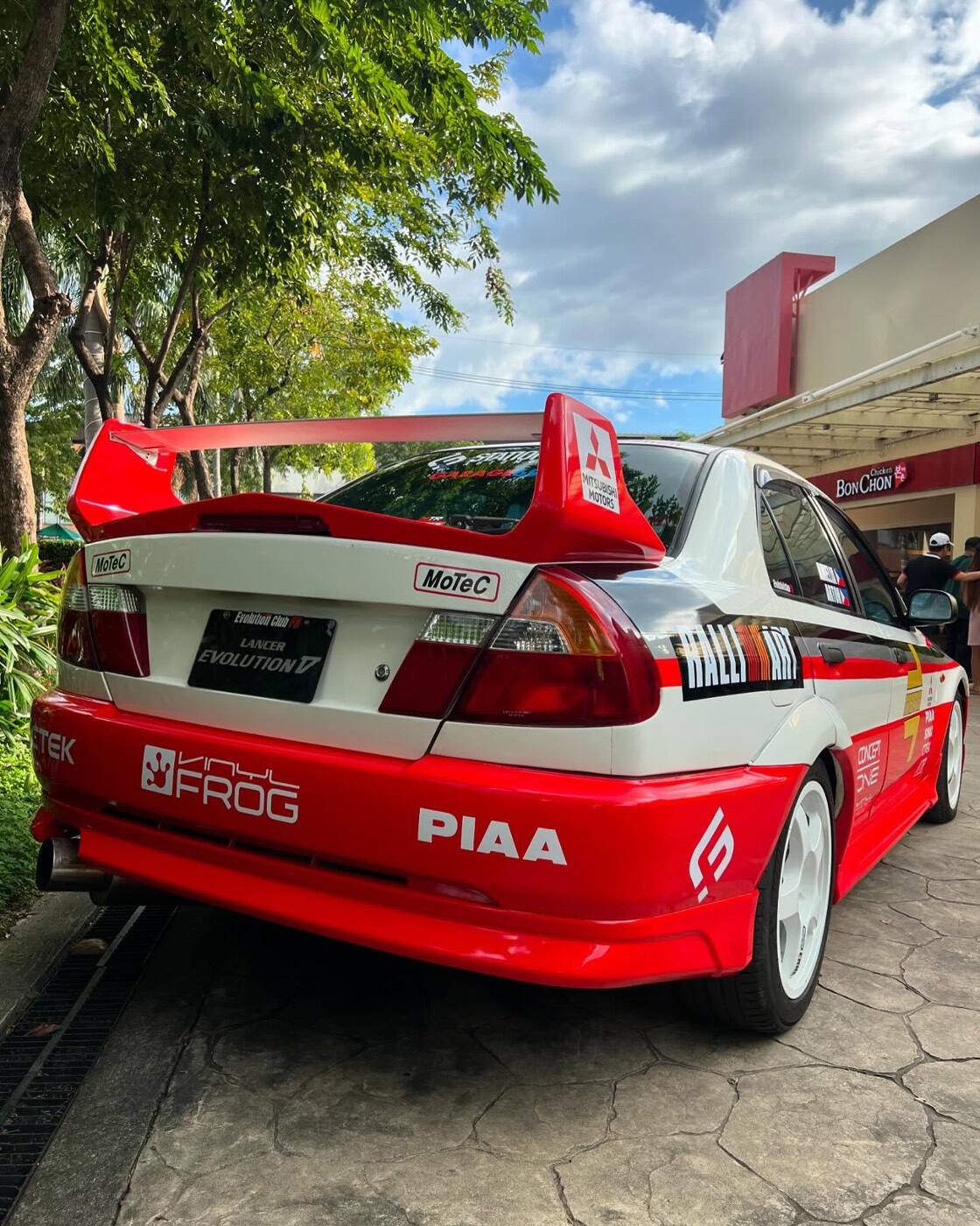 MITSUBISHI LANCER EVOLUTION PIAA 輔助燈實裝（3/4）
