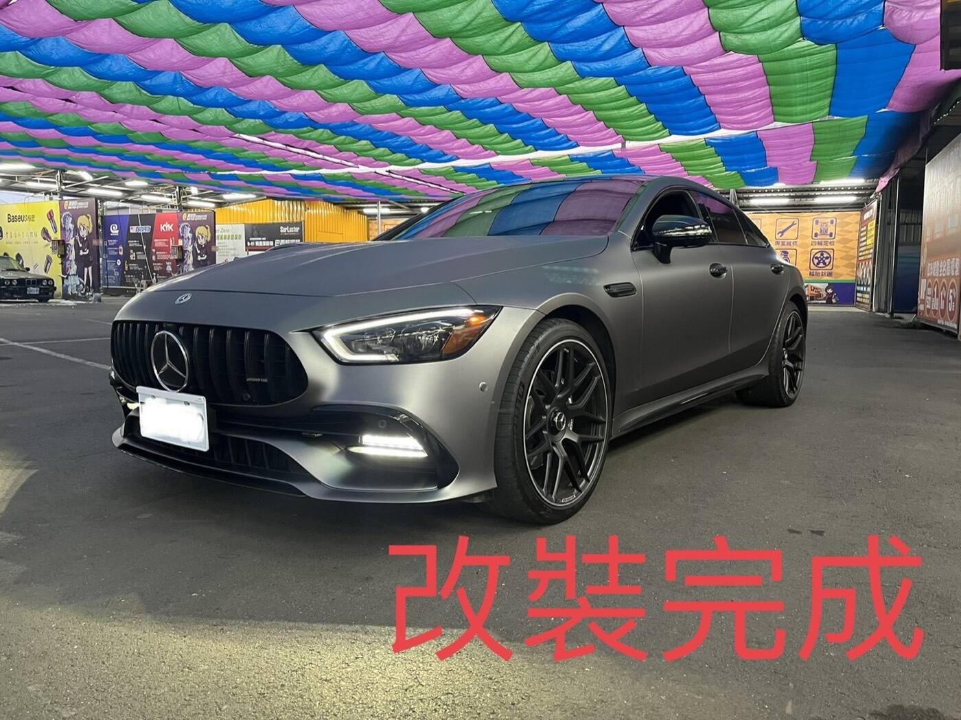 MERCEDES-AMG GT PIAA 輔助燈實裝（2/5）
