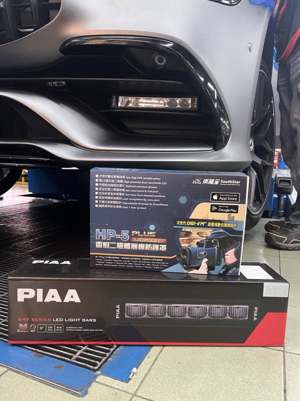 MERCEDES-AMG GT PIAA 輔助燈實裝（5/5）