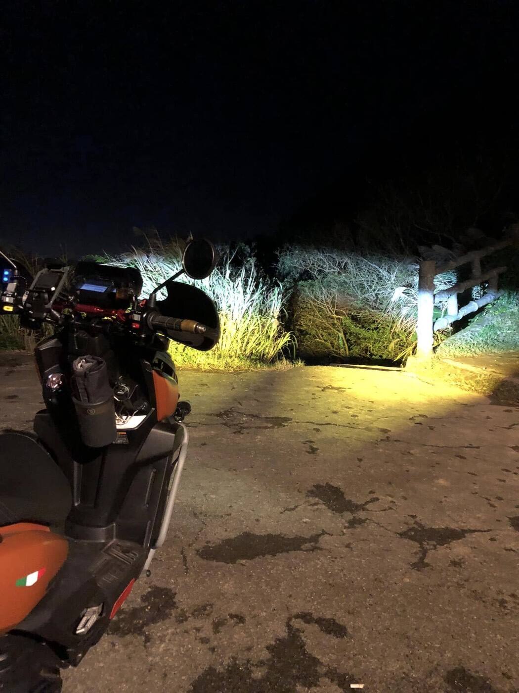 YAMAHA BW'S PIAA 輔助燈實裝（7/10）