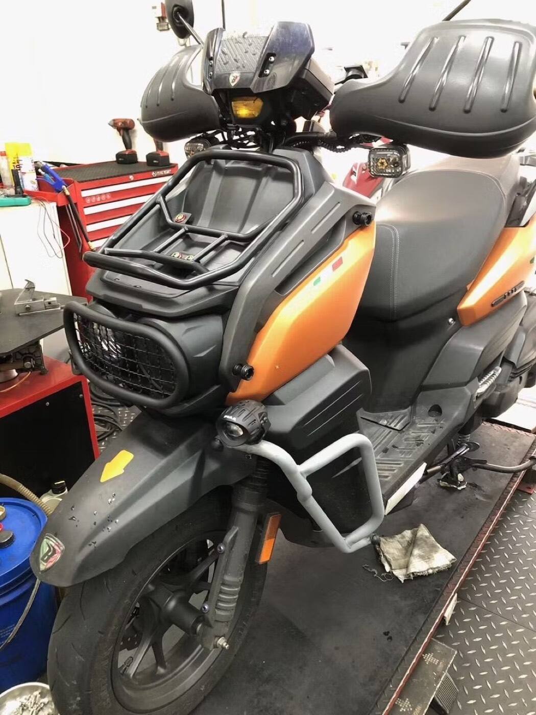 YAMAHA BW'S PIAA 輔助燈實裝（8/10）