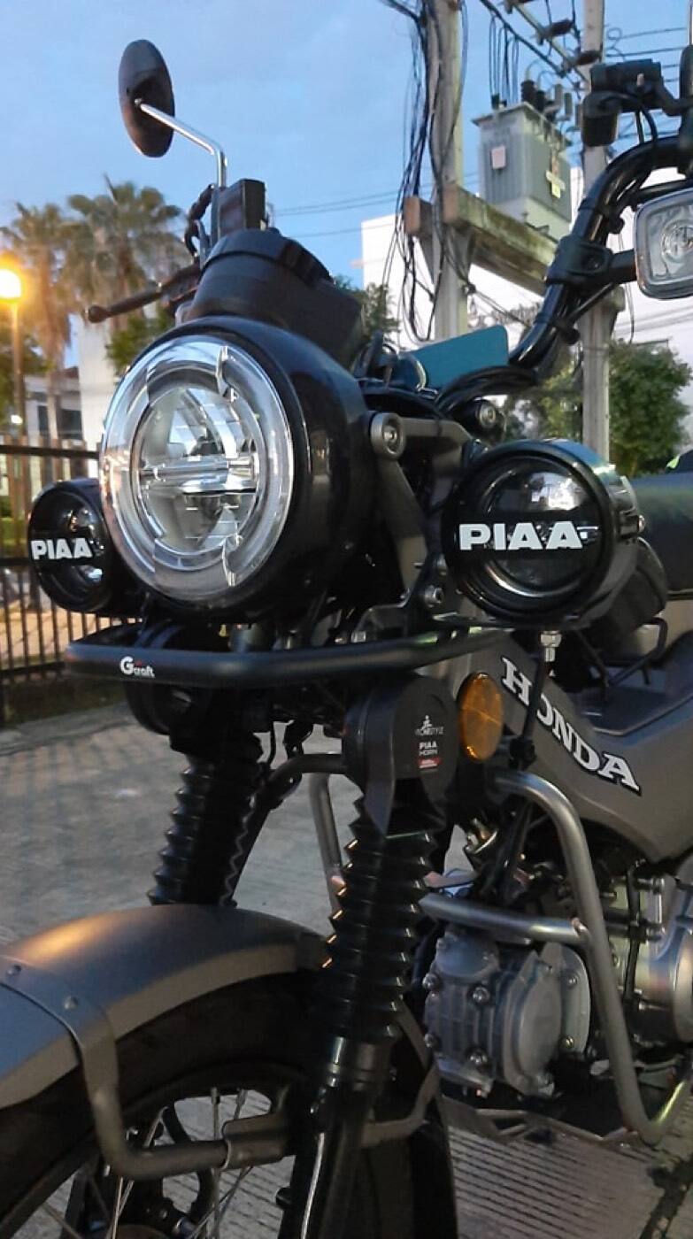 HONDA CT125 HUNTER CUB PIAA 輔助燈實裝（4/10）