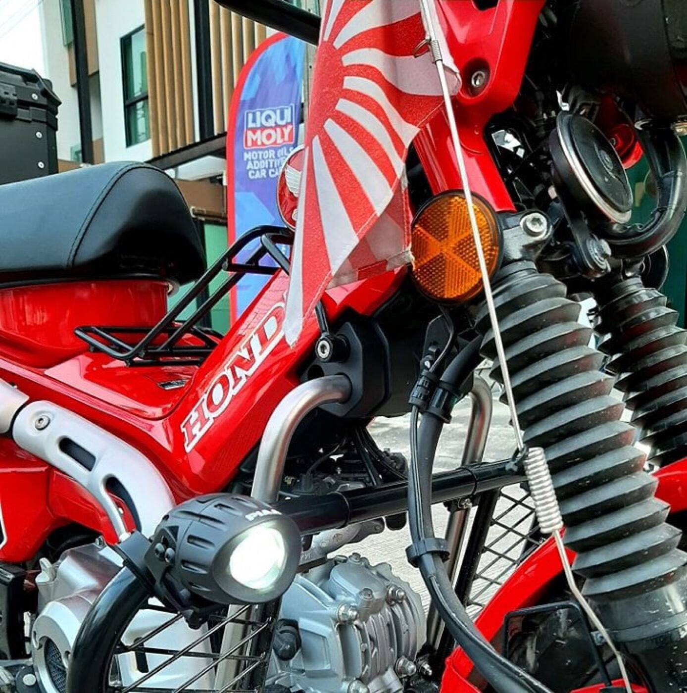 HONDA CT125 HUNTER CUB PIAA 輔助燈實裝（6/10）