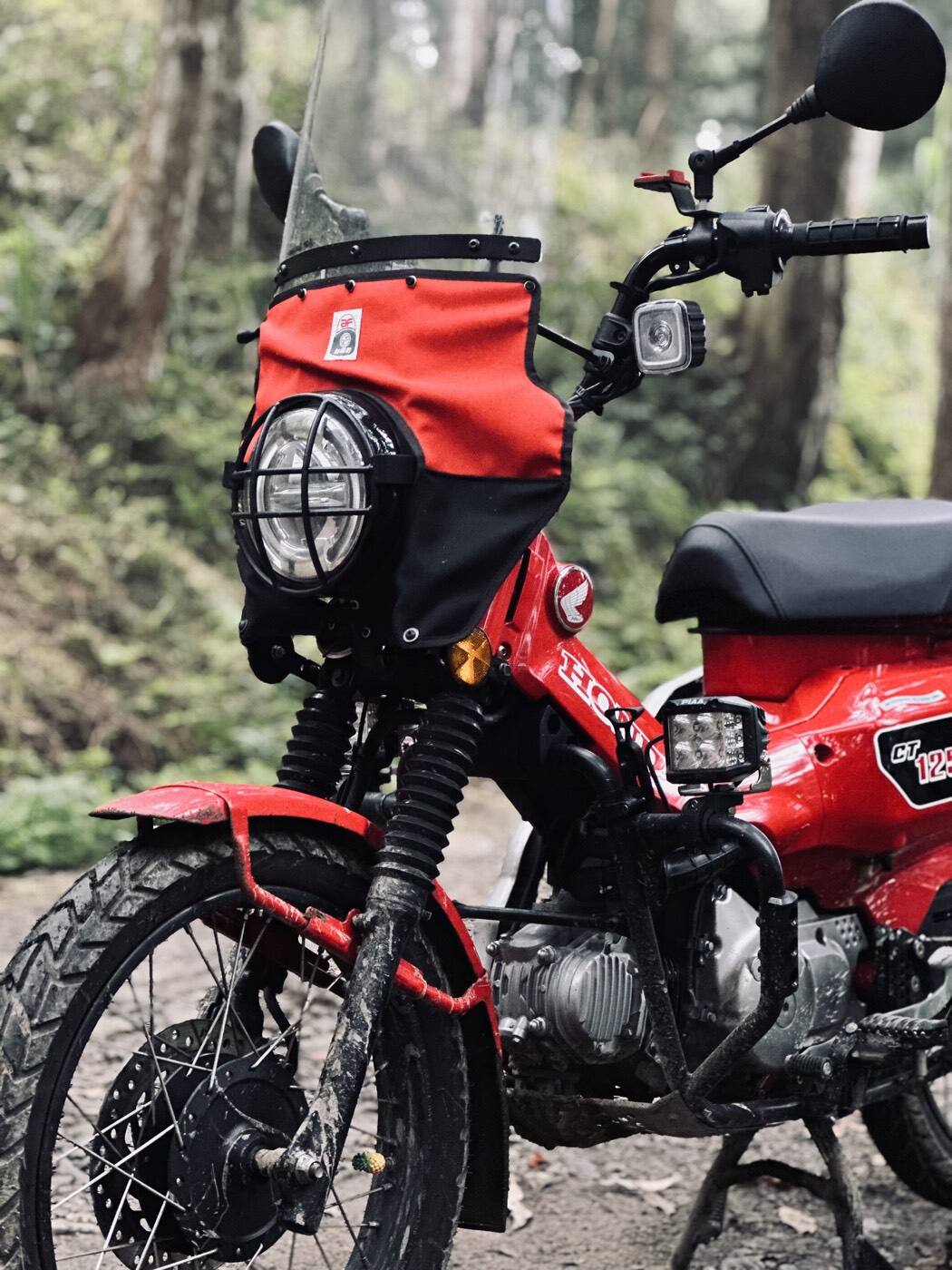 HONDA CT125 HUNTER CUB PIAA 輔助燈實裝（7/10）