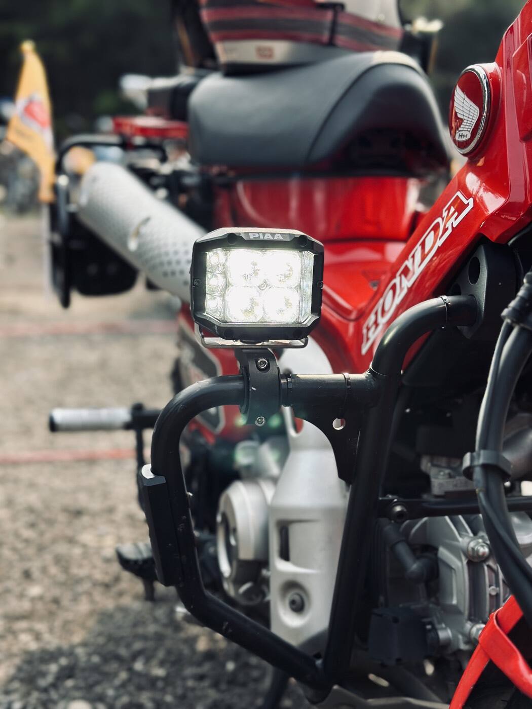 HONDA CT125 HUNTER CUB PIAA 輔助燈實裝（9/10）