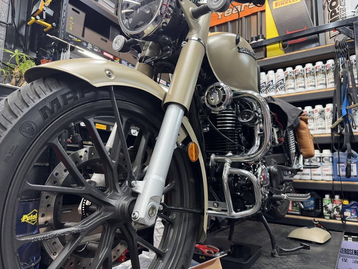 HONDA CB350 PIAA 輔助燈實裝（5/9）