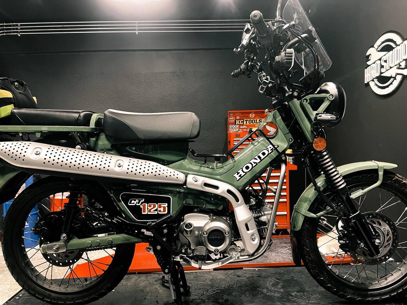 HONDA CT125 HUNTER CUB PIAA 輔助燈實裝（6/10）