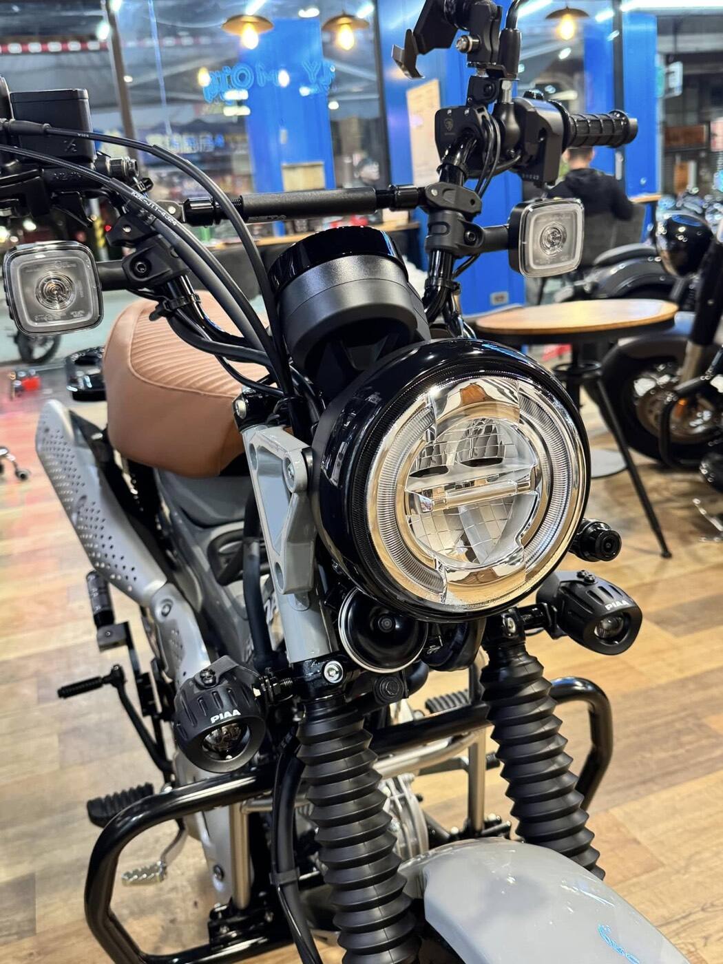 HONDA CT125 HUNTER CUB PIAA 輔助燈實裝（8/10）