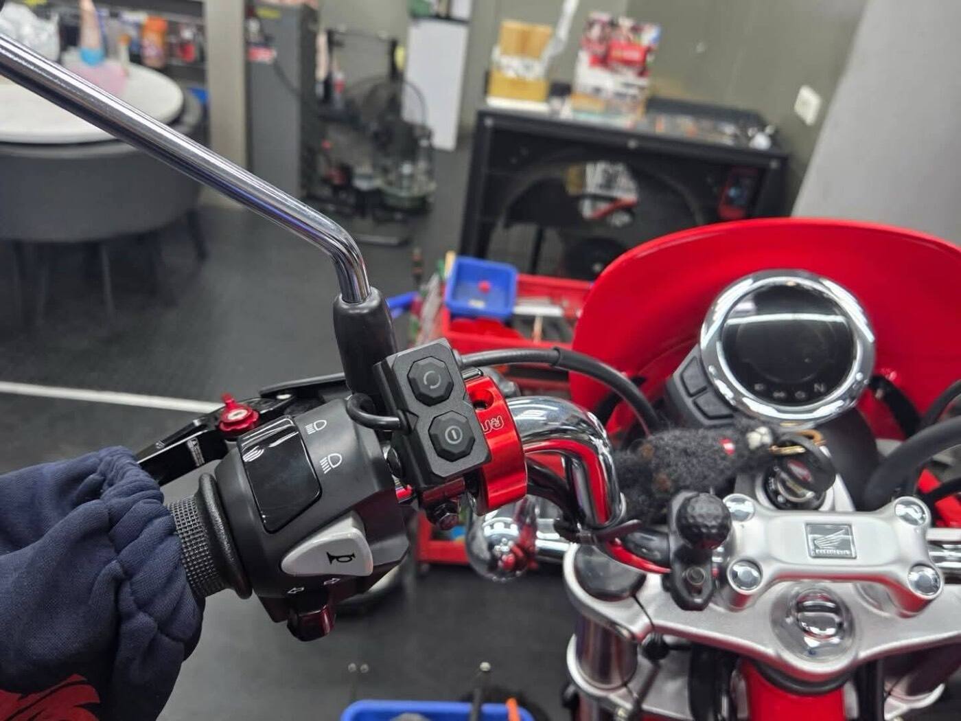 HONDA MONKEY 125 PIAA 輔助燈實裝（9/10）