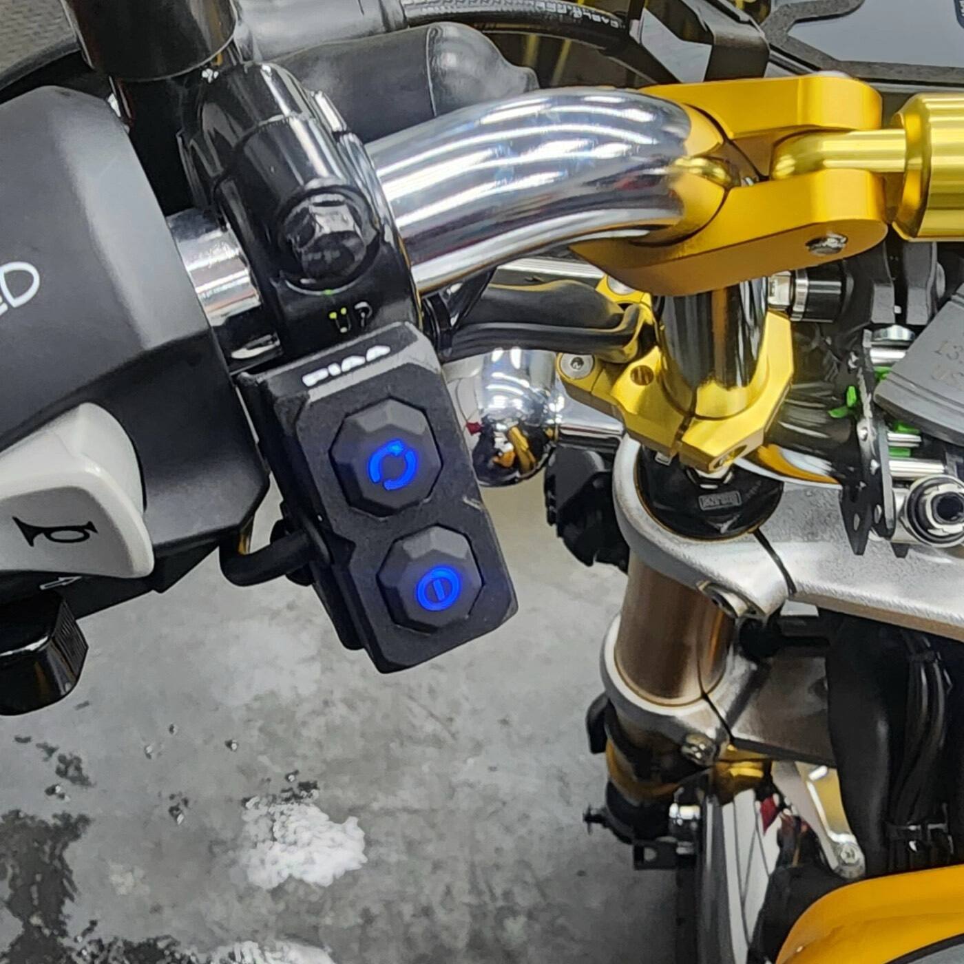 HONDA MONKEY 125 PIAA 輔助燈實裝（10/10）