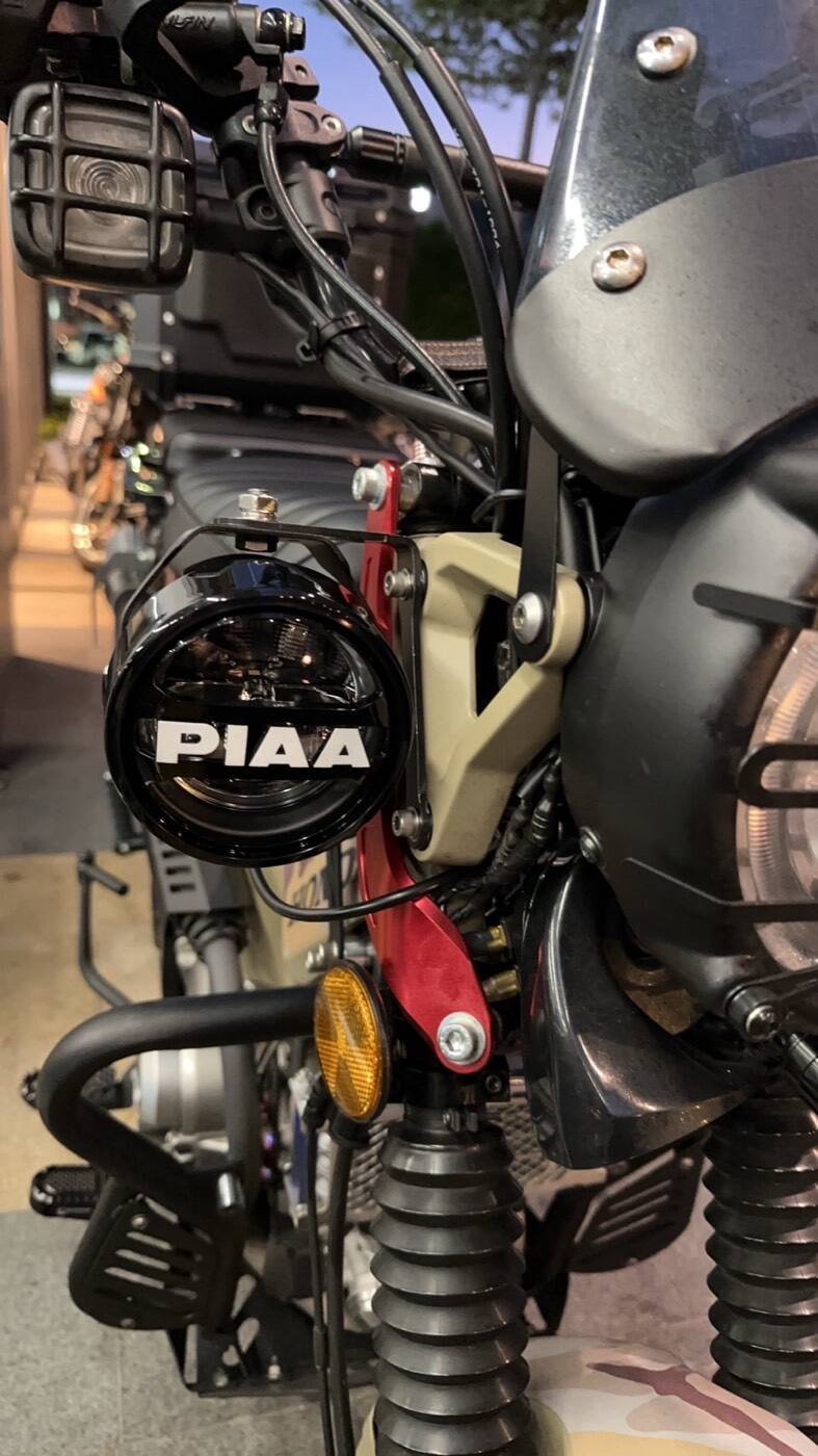 HONDA MONKEY125・DAX 實裝集 PIAA 輔助燈實裝（8/10）