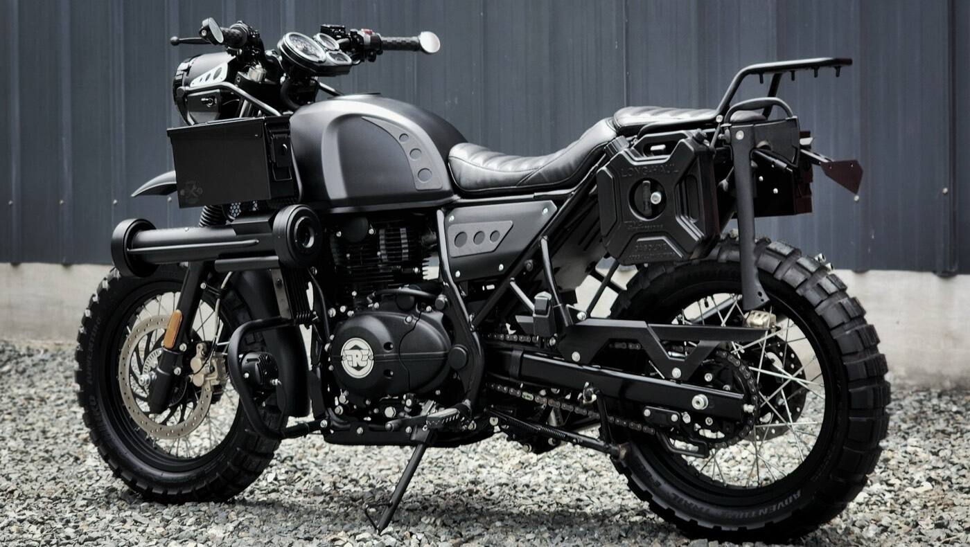 ROYAL ENFIELD HIMALAYAN PIAA 輔助燈實裝（4/10）