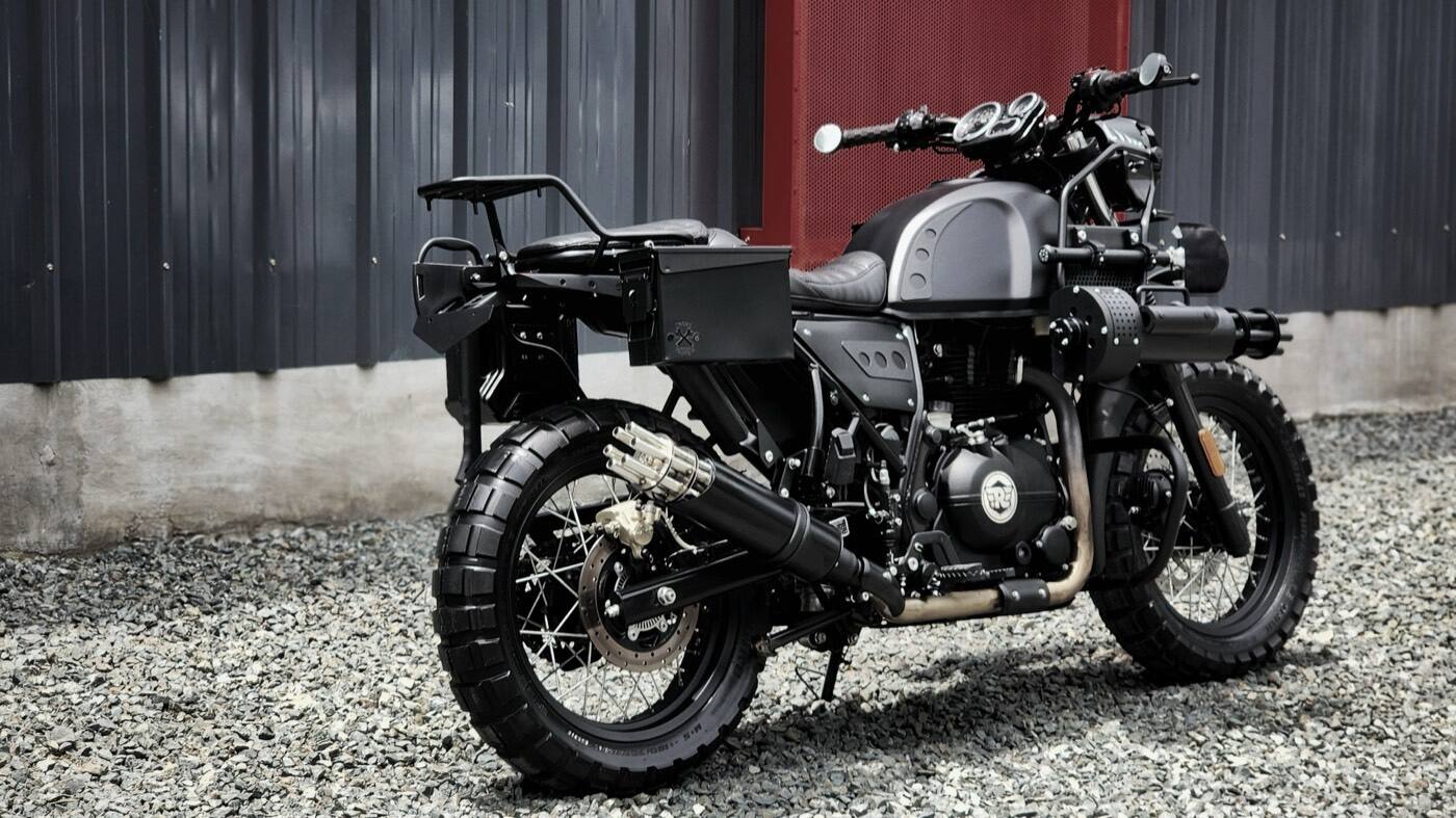 ROYAL ENFIELD HIMALAYAN PIAA 輔助燈實裝（8/10）