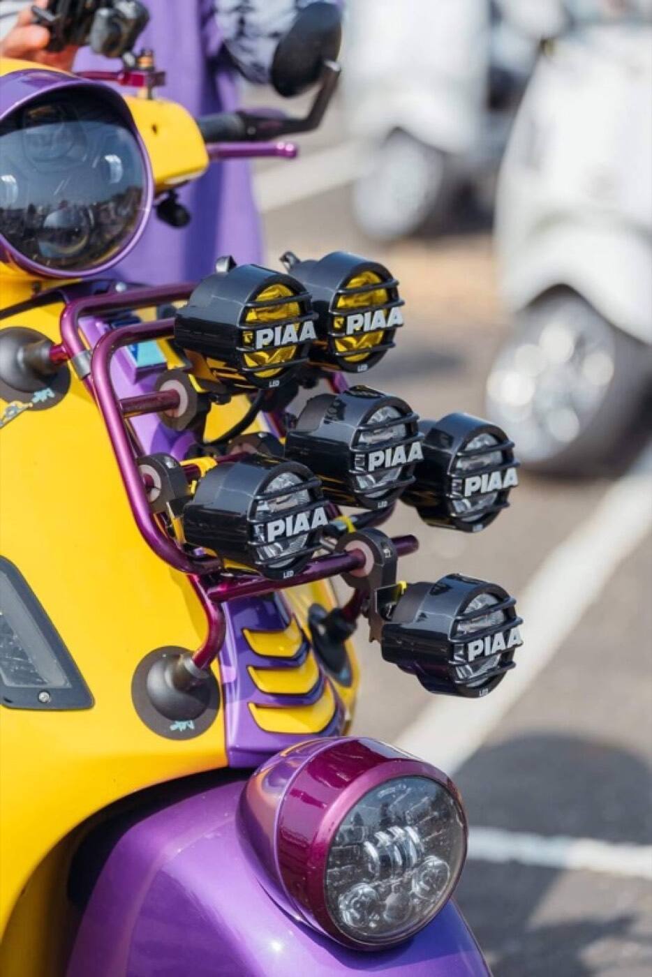 VESPA GTS・GTV PIAA 輔助燈實裝（7/10）