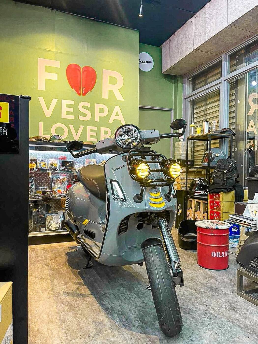 VESPA GTS・GTV PIAA 輔助燈實裝（10/10）