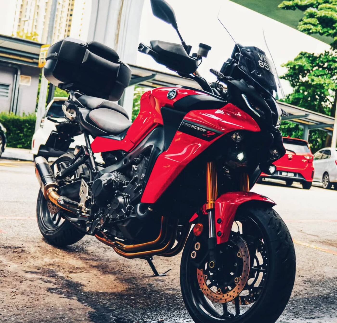 YAMAHA TRACER 9 GT PIAA 輔助燈實裝（7/8）